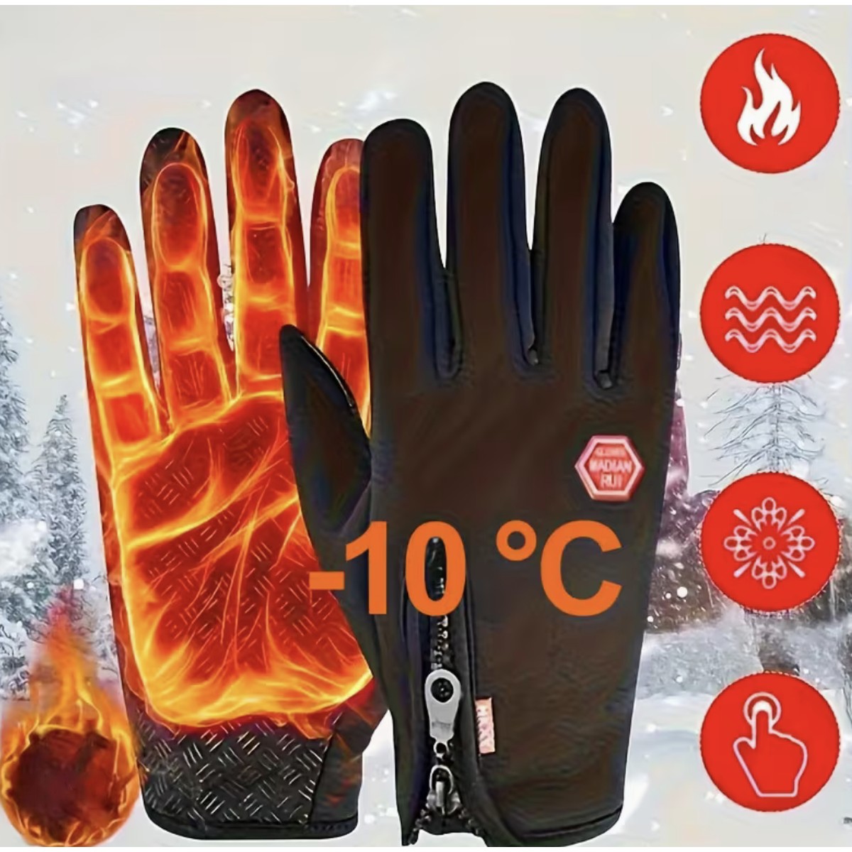 Thermal Winter Gloves - Image 2